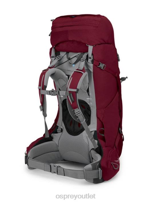 Osprey ARIEL 65 BACKPACKING Backpack Women CLARET RED PTFP86