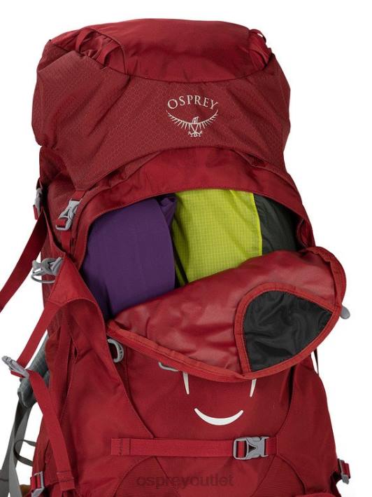 Osprey ARIEL 65 BACKPACKING Backpack Women CLARET RED PTFP86
