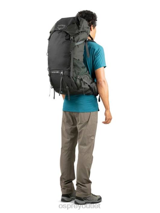 Osprey ROOK 65 BACKPACKING Backpack Men BLACK PTFP100