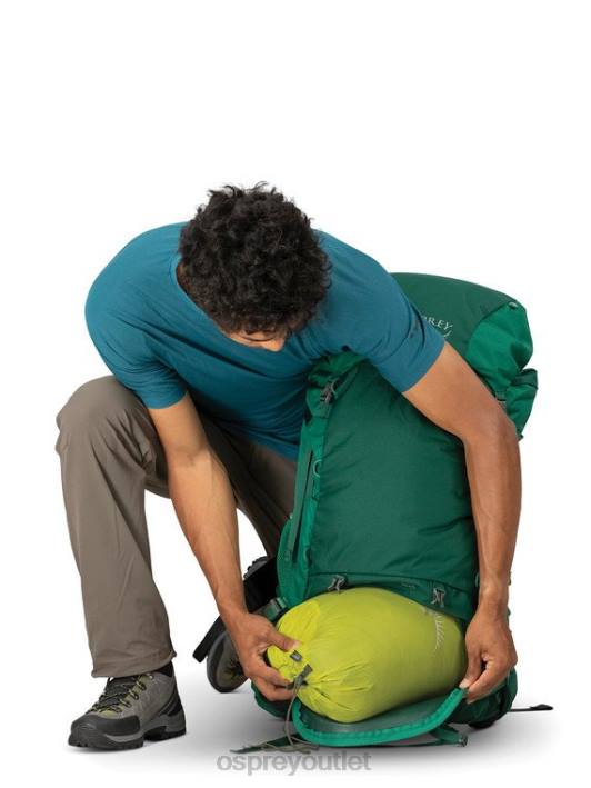 Osprey ROOK 65 BACKPACKING Backpack Men MALLARD GREEN PTFP99